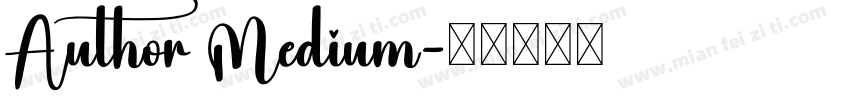 Author Medium字体转换